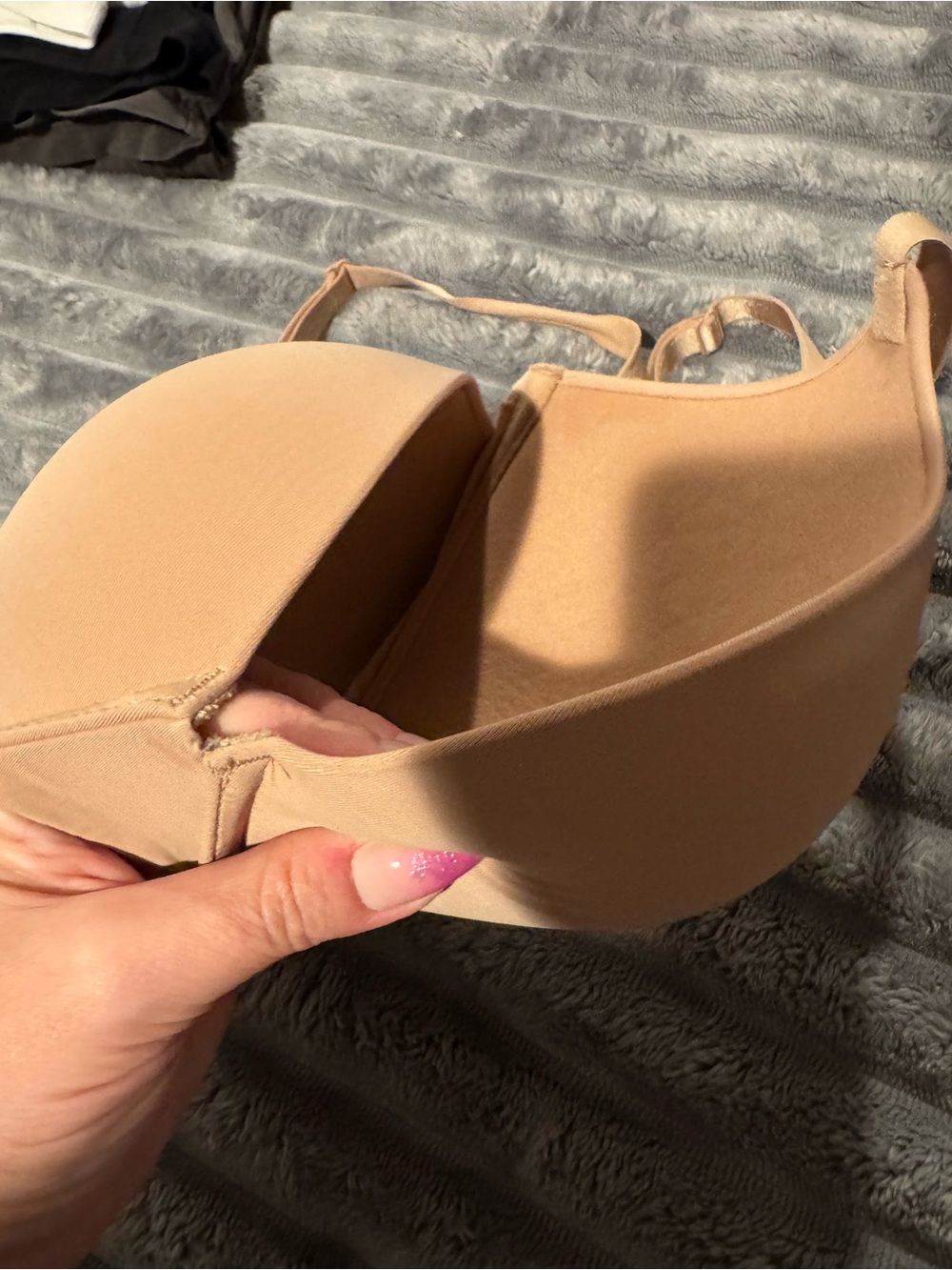 BUNDLE - 2x Victoria's Secret Push Up T-Shirt Bra in Nude - Picture 4 of 6